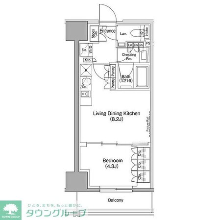 ザ・パークハビオ滝野川の物件間取画像